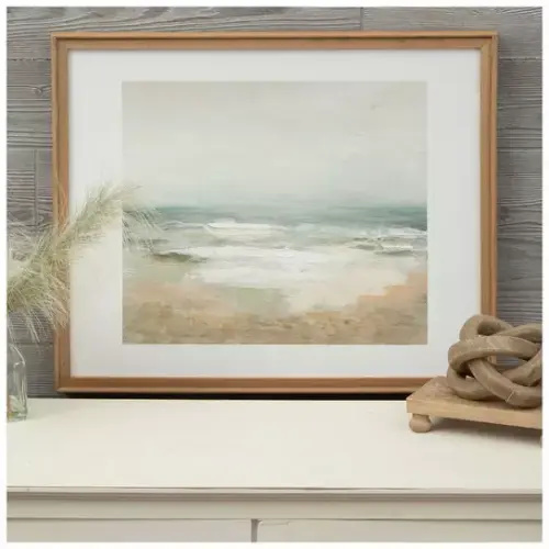 Abstract Ocean Framed Canvas Wall Art