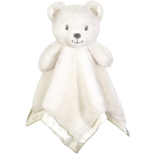 Bear Security Blanket Soft Fluffy Unisex 13.5 Inch