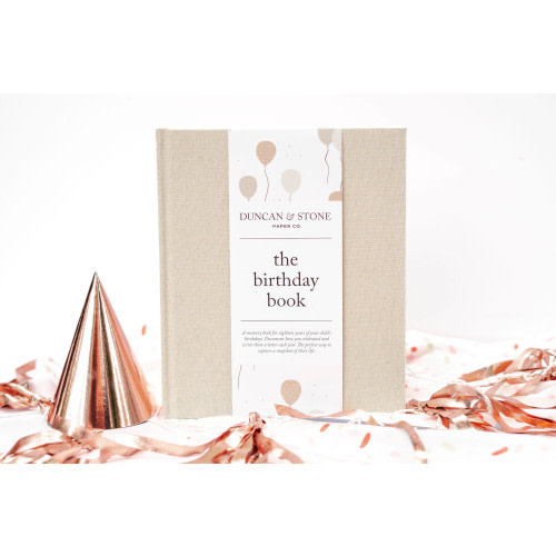 Keepsake Birthday Book | Duncan & Stone Paper Co.