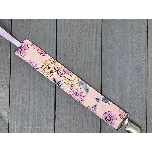 Rapunzel Pacifier Clip / Tangled Universal Binky Holder
