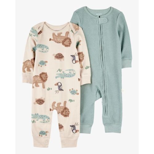Baby 2-Pack Zip-Up Jumpsuits - Carter's | Carter's