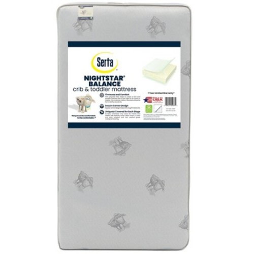 Serta Nightstar Balance Extra Firm Crib & Toddler Mattress