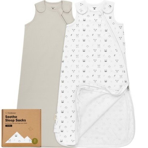 KeaBabies 2-Pack Sleep Sacks for Babies, Soothe Sleeping Sack Wearable Blanket, Infant, Toddler, Newborn Swaddle Sack, Color: Nordic, Size: medium