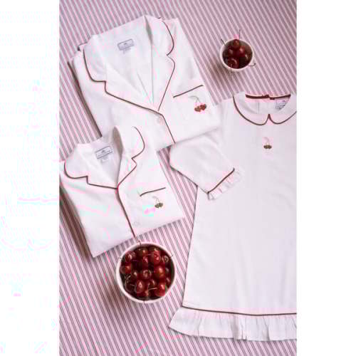 Petite Plume x Maisonette Baby Twill Romper, Chéri Amour - Petite Plume | Maisonette