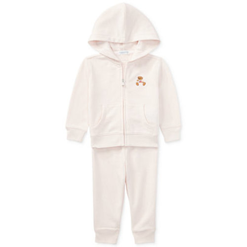 Polo Ralph Lauren Baby Girls Bear Hoodie and Pants Set - Macy'sBack ButtonFilter Button