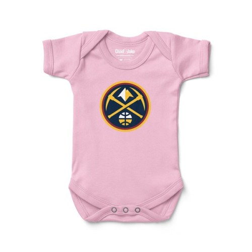 Denver Nuggets Chad & Jake Newborn & Infant Primary Logo Bodysuit - Pink