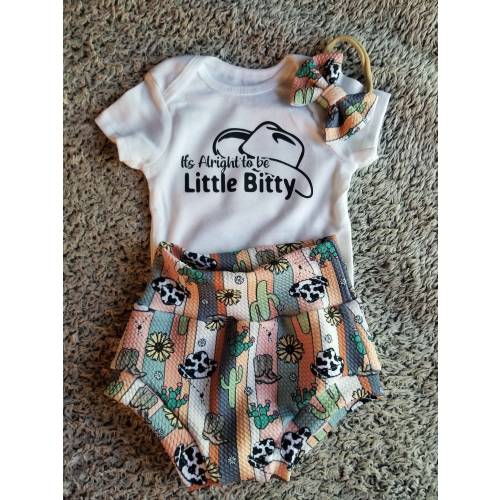 Bummies, Bummies Shorts, Baby outfit, Western baby, Country baby, Cowgirl, Cowboy boots, Baby gift, ready to ship, handmade, Baby Girl