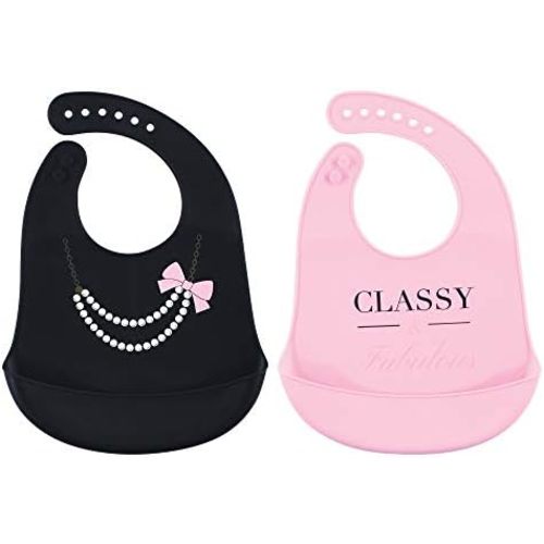 Little Treasure Unisex BabySilicone Bibs