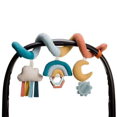 Itzy Ritzy Bitzy Spiral Car Seat Baby Activity Toy - Rainbow