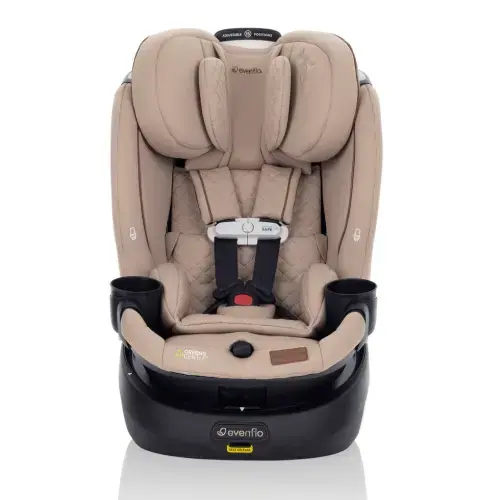 Revolve360 Slim 2-in-1 Rotating Car Seat with Green & Gentle Fabric