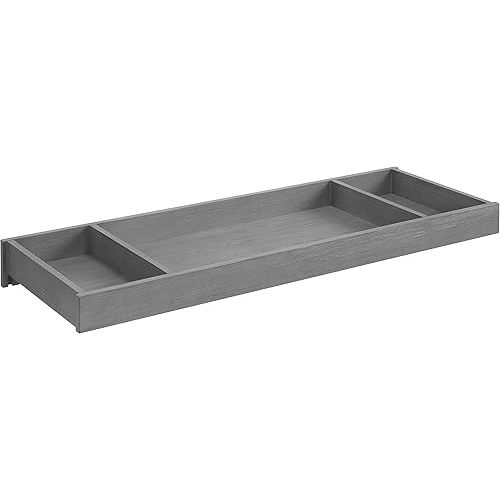 Oxford Baby Weston Changing Topper for 7-Drawer Dresser, Dusk Gray