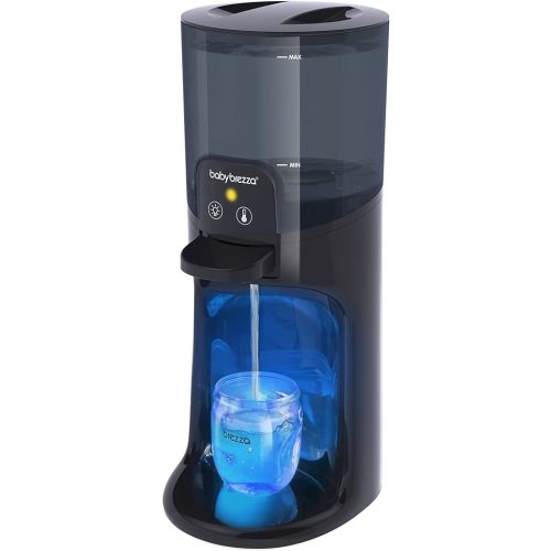 Baby Brezza Instant Warmer Advanced with LED Nightlight - Replaces Traditional Baby Bottle - Instantly Dispense Warm Water at Perfect Baby Bottle Temperature - 24/7, Black,1.0 Count
