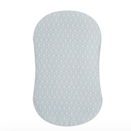 HALO - BassiNest Fitted Sheet 100% Cotton | Morning Mist - Gray
