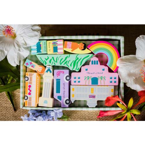 ALOHALAND Wooden Blocks
