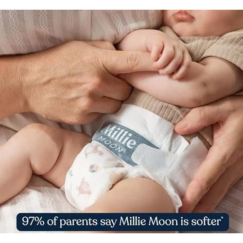 Millie Moon Luxury Diapers - (Size - 2 and Count - 96)