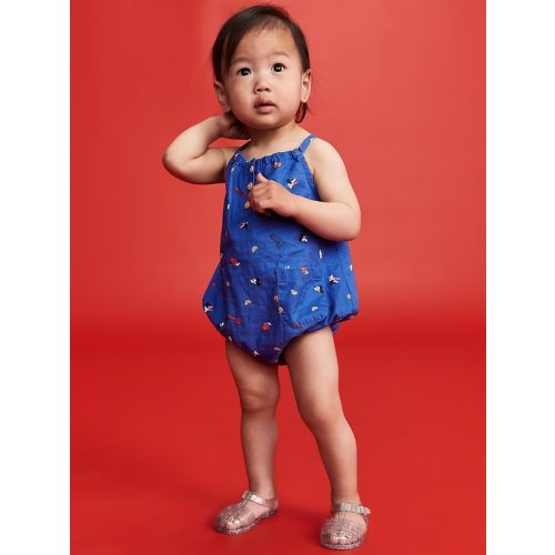 Old Navy x Disney© Linen-Blend Sleeveless One-Piece Romper for Baby | Old Navy