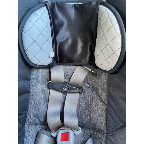 Small satin car seat head slip