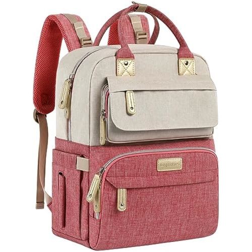 Diaper Bag Backpack, Baby Girl Diaper Bag, Large Diaper Bag Backpack Gift for Girls, Baby Diper Backpack for Travel with Insulated Pockets and Stroller Straps