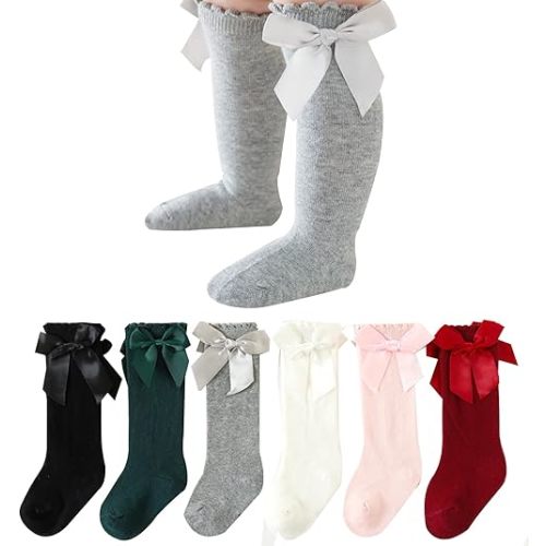 Baby Knee High Socks Newborn Infants Toddlers Cotton Uniform Stockings Warm Cotton Boys Girls Stockings