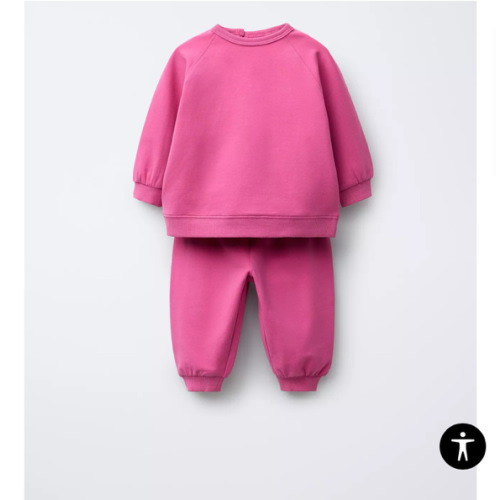 SWEATSHIRT AND JOGGER PANTS SET - Mid-pink | ZARA United States