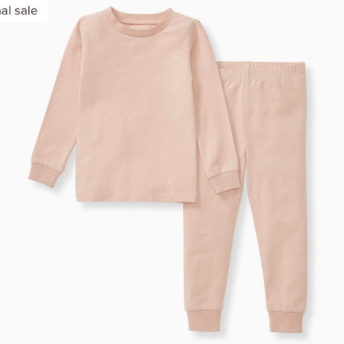 Honeysoft™ Two-Piece Pajamas - Apple Blossom – Burt's Bees Baby