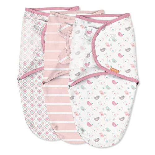 SwaddleMe Original Swaddle – Size Large, 3-6 Months, 3-Pack (Fly Away)