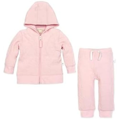 Burt's Bees Baby Baby Girls' Jacket and Pant Set, 100% Organic Cotton