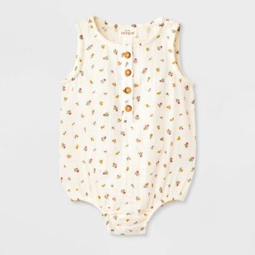 Baby Girls' Gauze Romper - Cat & Jack™