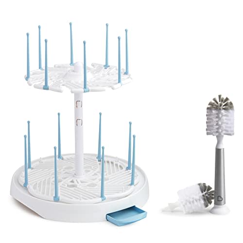 Munchkin High Capacity Drying Rack and Stainless Steel Bottle Brush