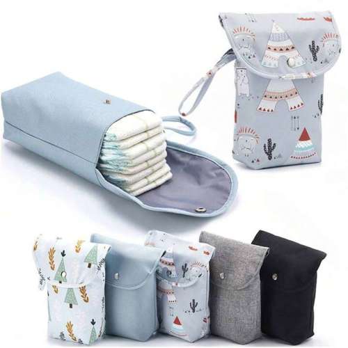 Waterproof Baby Diaper Storage Bag Portable Diaper Organizer For Baby Clothes, Diapers, Wet Wipes, Outdoors Baby Shower Family Decorations Gifts | SHEIN USA