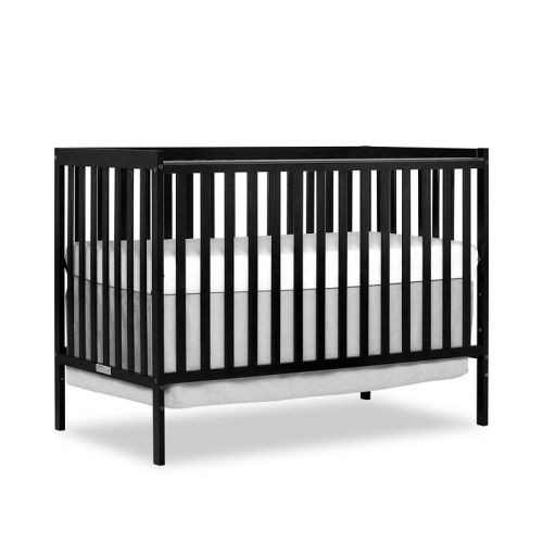 Dream On Me Greenguard Gold & Jpma Certified Synergy 5 In 1 Convertible Crib, Black