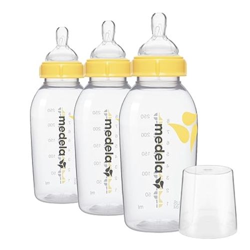 Medela Breastmilk Bottle Set, 8 Ounce - 8 oz/mL - 3 Count (Pack of 1)