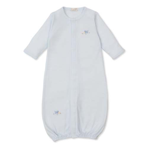 Converter Gown with Hand Embroidered, Blue Premier Playful Pups