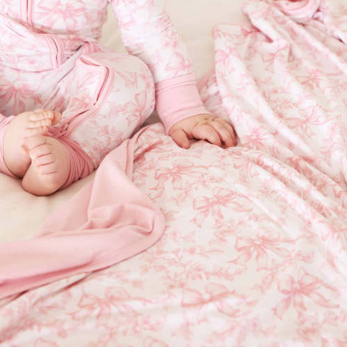Fancy Frills Double Sided Bamboo Blanket