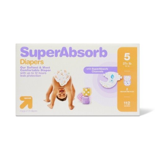 Disposable Diapers Pack - up & up™, Size: 5