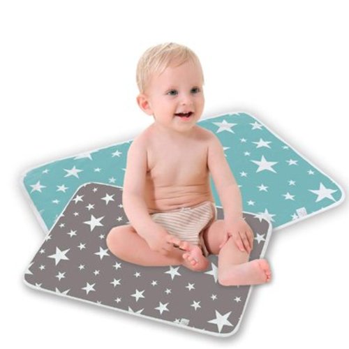 2PCS Waterproof Baby Crib Pad Leak Proof Infant Mattress Pad Soft Baby Mat
