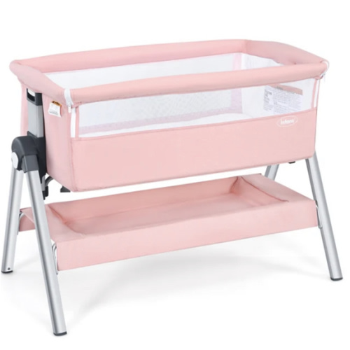 INFANS Baby Bassinet Bedside Crib, Newborn Sleeping w/Large Storage Ba – Infansbaby