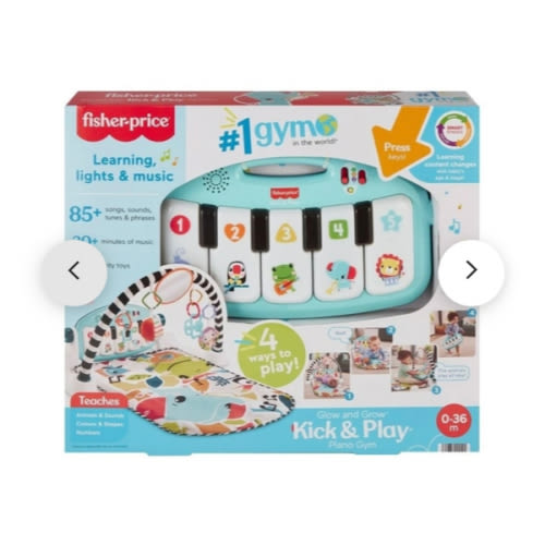 Glow and Grow Kick & Play Piano Gym