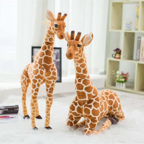 JungleGiant™ 🦒 – Life-Size Giraffe Plush Toy for Kids & Decor