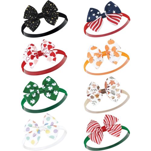 Hudson Baby Cotton and Synthetic Headbands, Size 0-24 Months
