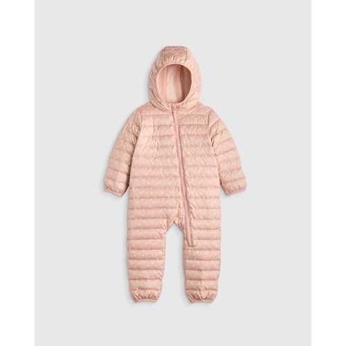 Lightweight Down Puffer Suit - Baby in Pink Mini Floral
