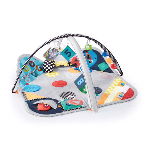 Baby Einstein Sensory Play Space Newborn-to-Toddler Discovery Gym and Play Mat, Ages Newborn +