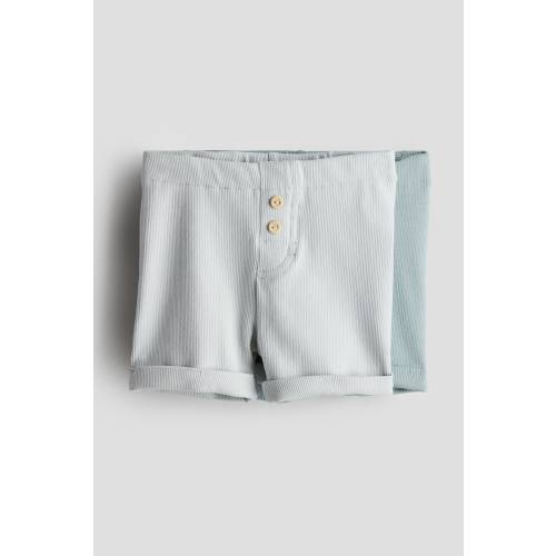 2-Pack Shorts, Size: 6M, Color: Turquoise/Light Turquoise