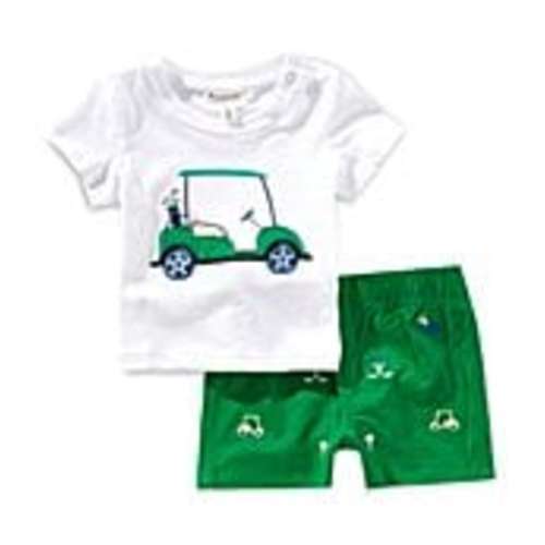 Adventurewear 360 Baby Boys Golf Cart Short Sleeve T-shirt & Shorts Set | Dillard's