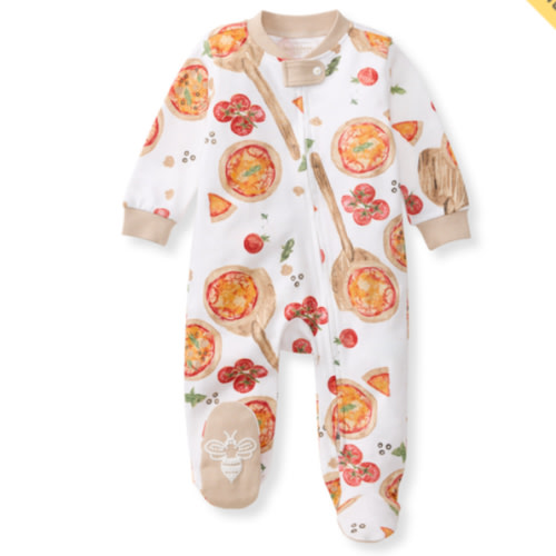 Brick Oven Pizza Organic Kids Pajamas