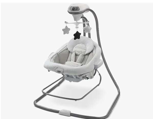 Amazon.com: Graco DuetConnect LX Portable Baby Swing and Bouncer, Multi-Direction Baby Bouncer Seat, Multiple Swing Speeds, Great Gift for New Parents, Redmond