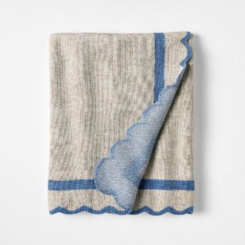 Scalloped Edge Throw - Threshold™ designed with Studio McGee