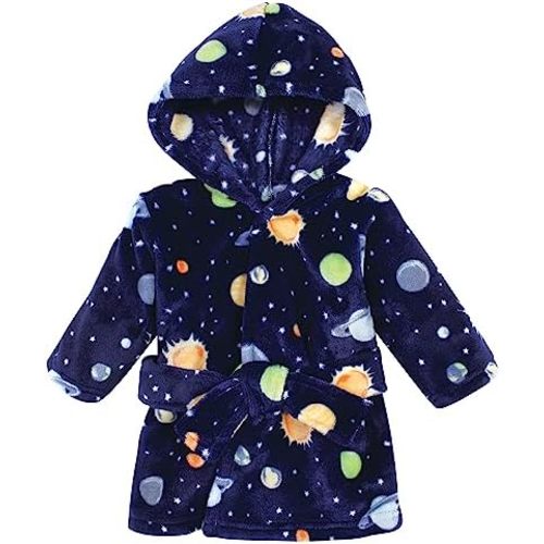 Hudson Baby Unisex Baby Plush Animal Face Bathrobe