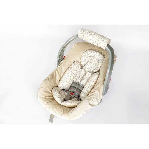 Car seat headrest, Car seat cover, Car Seat Head Support, Car seat liner, Car seat strap cover