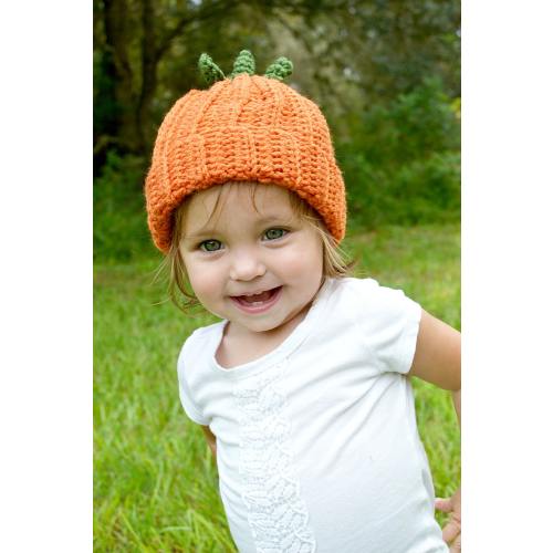 Crochet Baby Pumpkin Hat, Baby Pumpkin Beanie, Photo Prop, Toddler Pumpkin Hat, Crochet Fall Hat/ Halloween Costume Hat